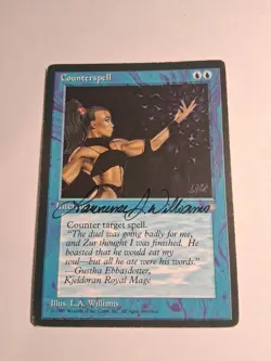 MTG Ice Age - Counterspell - HP - Magic the Gathering Autographed  - Image 1