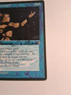 MTG Ice Age - Counterspell - HP - Magic the Gathering Autographed  - Image 5