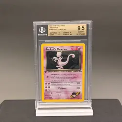 Pokemon 1st Edition Team Rocket Rocket's Mewtwo - Swirl - BGS 9.5 GEM MINT - Image 1