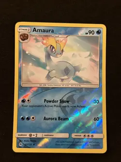 Amaura - 27/131 - Forbidden Light Reverse Holo Uncommon Pokemon TCG - Image 1