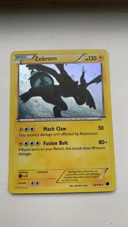 Zekrom 39/116 Holo/Shiny, Pokemon Card, XY Set, Rare MINT - Image 1