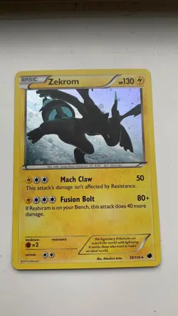 Zekrom 39/116 Holo/Shiny, Pokemon Card, XY Set, Rare MINT - Image 2