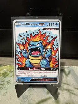 Toon Series Blastoise GX - Fan Art Card - Poke Clown - Image 1