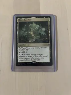 MTG Three Tree City Bloomburrow Land Rare Pack Fresh 0260 - Image 1