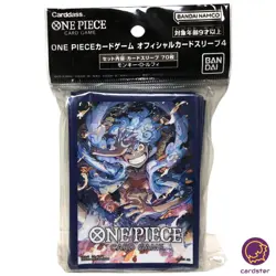 Blue Nika Monkey D Luffy 70 Sleeves ONE PIECE Card Game Official Ver 4 - Image 1