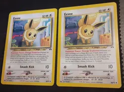 Eevee 38/75 Pokemon TCG Neo Discovery Unlimited Regular Uncommon Card WOTC LP - Image 1