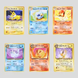 Vaporeon Jolteon Flareon Light Dark set 6 Pokemon Card Japanese - Image 2