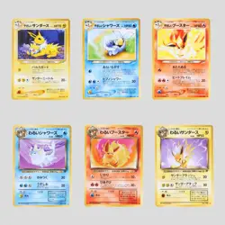 Vaporeon Jolteon Flareon Light Dark set 6 Pokemon Card Japanese - Image 6