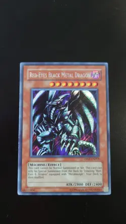 YUGIOH â€¢ RED EYES BLACK METAL DRAGON â€¢ SECRET RARE â€¢ PP01-EN015 â€¢  - Image 1