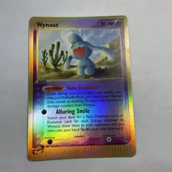 Wynaut Reverse Holo 54/100 EX Sandstorm Pokemon Card - Image 11