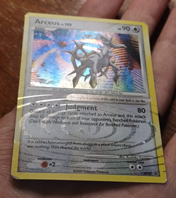 Arceus DP50 2009 Pokemon Black Star Promo - MP Card - Image 9