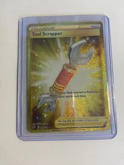 Pokemon TCG Tool Scrapper Rebel Clash Gold Secret Rare Card 208/192 - Image 3