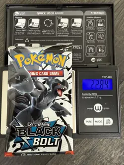Heavy 22.84! Pokémon TCG SV 10.5 Black Bolt Booster Pack Sealed! Demi-God Pack?! - Image 1