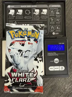 Heavy 22.85! Pokémon TCG SV10.5 White Flare Booster Pack Sealed! Demi-God Pack?! - Image 1