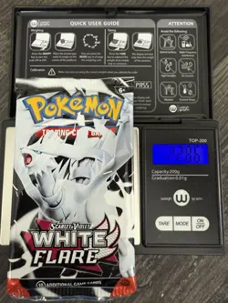 Heavy 22.86! Pokémon TCG SV10.5 White Flare Booster Pack Sealed! Demi-God Pack?! - Image 4