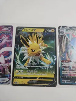 5 Card Lot Pokemon Korean Eevee Heroes s6a Pack Fresh  Sylveon Flareon Glaceon - Image 11