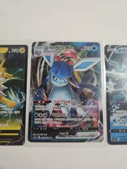 5 Card Lot Pokemon Korean Eevee Heroes s6a Pack Fresh  Sylveon Flareon Glaceon - Image 4