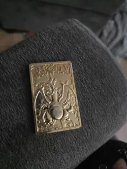 Pokemon Charizard Trading Card 23k Gold Plated Burger King 1999 Card Only - Image 3