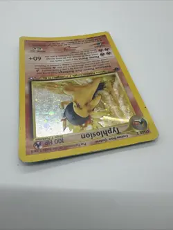Pokemon Typhlosion 17/111 Neo Genesis 1st Edition English Holo RED DOT Poor - Image 6