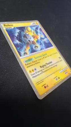 Pokémon Raikou (Shiny) Holo Rare Swirl SL9 Call of Legends LP/MP #SL9 - Image 3