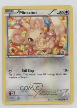 Minccino Pokemon Black & White Legendary Treasures Radiant Collection #RC18 0su9 - Image 1