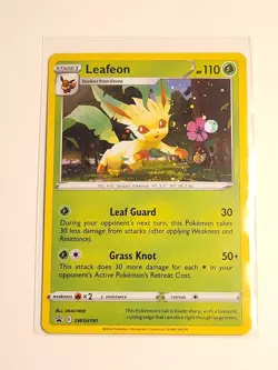 Leafeon SWSH191 Black Star Promo Holo Rare Pokemon TCG - Image 1