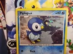 Piplup Alternate Cosmic Holo Promo Pokemon 93/130 DIAMOND & PEARL NM Swirl - Image 8