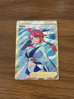 Skyla Ultra Rare 072/072 Shining Fates Full Art Pokemon Card - NM - Image 3
