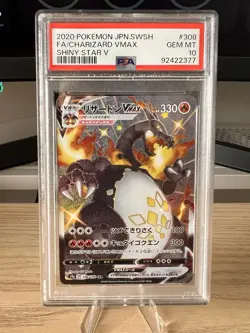 Pokémon Card Charizard VMAX Shiny Star V 308/190 | PSA Gem Mint 10 | Japanese - Image 1
