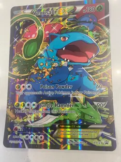 Venusaur EX XY123 JUMBO Black Star Promo Pokémon Card NM - Image 1