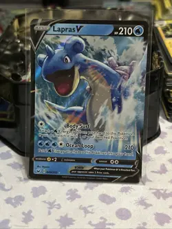 Lapras V - 49/202 - Ultra Rare Pokemon Card Tcg Sword and Shield -NM- - Image 2