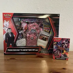 Destined Rivals Pokemon TCG Team Rockets Mewtwo EX Box & Booster Bundle Sealed - Image 9