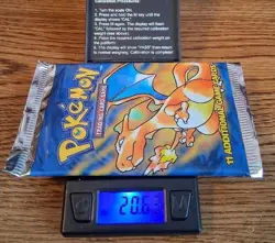 1999 Pokemon Base Unlimited Booster Pack Charizard Artwork Factory Sealed 20.63 - Image 3