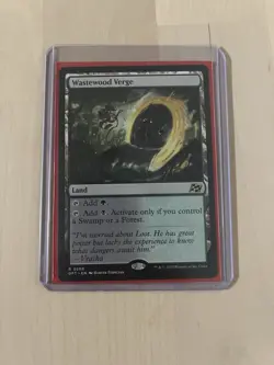 MTG Wastewood Verge Pack Fresh Aetherdrift Rare Land NM - Image 1