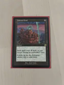 MTG Defense Grid Rare Brotherâ€™s War Retro Frame Artifacts LP - Image 1