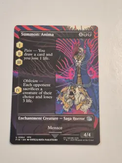 Summon: Anima Borderless FIN 364 Uncommon MTG - Image 1