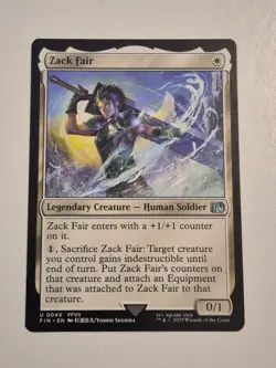 Zack Fair Final Fantasy Regular - NM #45 MTG FIN Magic The Gathering - Image 1