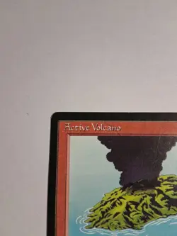 Active Volcano Legends Magic MTG Light Played Autographed Unkown - Image 3