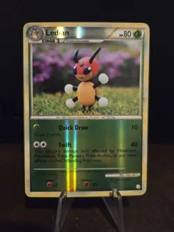 Pokemon TCG Ledian 25/123 Reverse Holo Rare HeartGold SoulSilverâ­ï¸â­ï¸â­ï¸ 2010 - Image 1