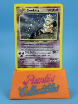 Pokemon TCG Slowking 14/111 Neo Genesis Holo Rare LP-MP+ - Image 1