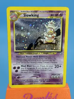 Pokemon TCG Slowking 14/111 Neo Genesis Holo Rare LP-MP+ - Image 2