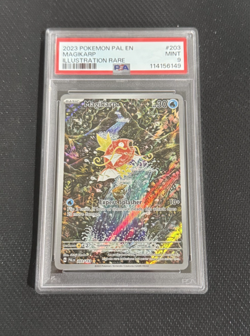 2023 POKEMON PALDEA EVOLVED ENGLISH ILLUSTRATION RARE #203 MAGIKARP PSA 9 - Image 7