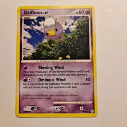 Drifloon Pokemon Card Lv 17 Hp 60 2007 46/130 - Image 1