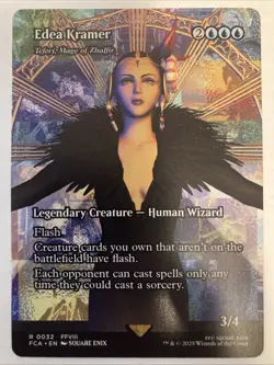 Edea Kramer / Teferi, Mage of Zhalfir (Showcase) FCA Final Fantasy MTG NM 0032 R - Image 1