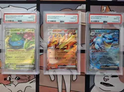 Pokemon | Venusaur Charizard Blastoise SVG | Japanese PSA10 Sequential #1 - Image 1