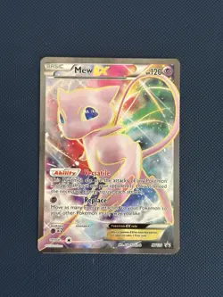 Mew EX XY126 Full Art Black Star Ultra Rare Promo Pokemon Card - Image 1