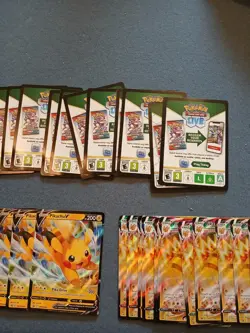 Pokemon 60 Card Lot - Crown Zenith Pikachu Promo Cards & Code Cards - Image 6