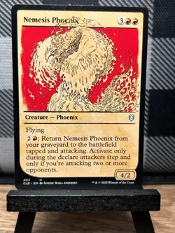 MTG TCG: Nemesis Phoenix 403, (Showcase) Battle for Baldur's Gate - Image 1