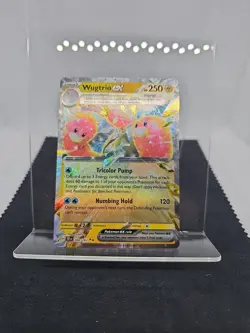 Pokemon Card - Wugtrio ex 060/162 - Temporal Forces - Half Art, NM - Image 1
