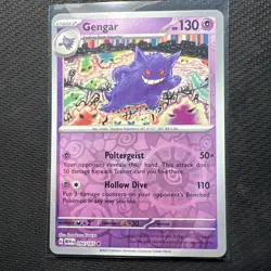 Gengar 094/165 Scarlet & Violet 151 Reverse Holo Rare Pokemon Card - Image 3